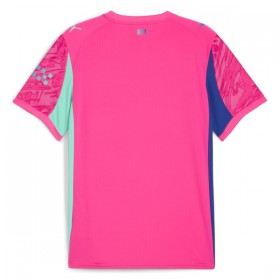 Camisola Manchester City Guarda Redes 2025-26 Rosa Manga Curta